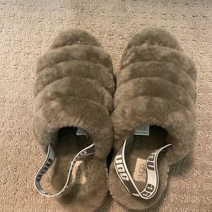 UGG olive colored women's size 11. Lightly worn